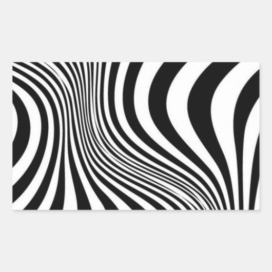 Sticker Rectangulaire Zebra Skin Print Texture Motif-88488 (Devant)
