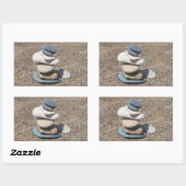 Sticker Rectangulaire Zen (Feuille)