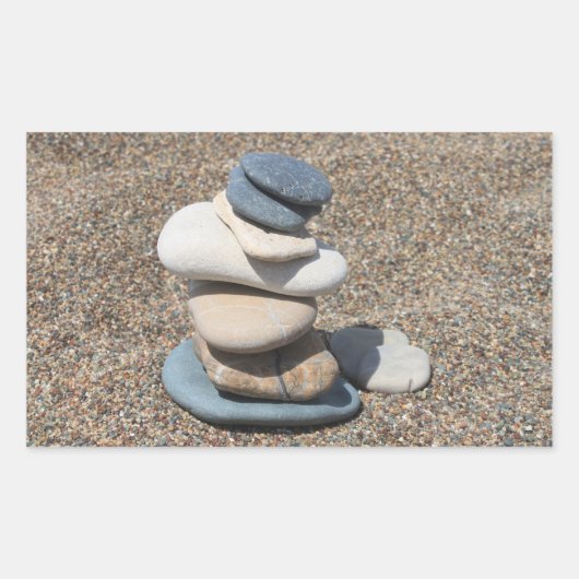 Sticker Rectangulaire Zen (Devant)