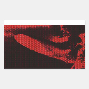 Sticker Rectangulaire Zeppelin de diode électroluminescente