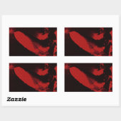 Sticker Rectangulaire Zeppelin de la diode émettrice de lumière (Feuille)