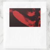 Sticker Rectangulaire Zeppelin de la diode émettrice de lumière (Sac)