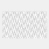 Sticker Rectangulaire ZigZag gris simple (Devant)
