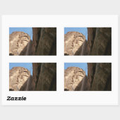 Sticker Rectangulaire Zion's Weeping Rock au Zion National Park (Feuille)