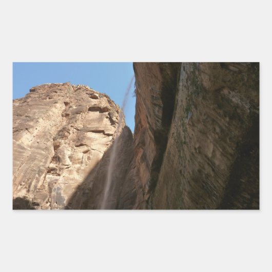 Sticker Rectangulaire Zion's Weeping Rock au Zion National Park (Devant)
