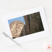 Sticker Rectangulaire Zion's Weeping Rock au Zion National Park (Enveloppe)