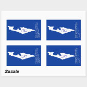 Sticker Rectangulaire Zo Artzeinu - Joshua 1:3 (Feuille)