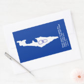 Sticker Rectangulaire Zo Artzeinu - Joshua 1:3 (Enveloppe)