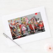 Sticker Rectangulaire Zombie Diner (Enveloppe)