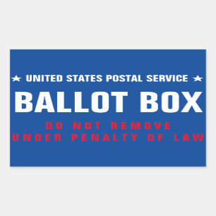 Sticker Rectangulaire Zone de vote