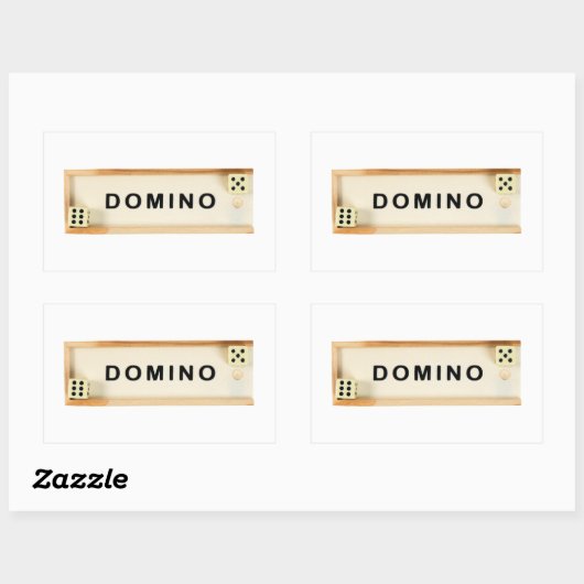 Sticker Rectangulaire Zone Domino (Feuille)