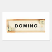 Sticker Rectangulaire Zone Domino (Devant)