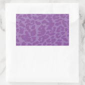 Sticker Rectangulaire Zones animales pourpres (Sac)