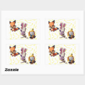 Sticker Rectangulaire Zooba skippy (Feuille)