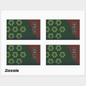 Sticker Rectangulaire zoro kimino (Feuille)