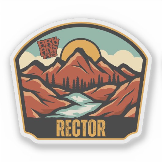 Sticker Recteur, Arkansas (Devant)