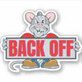 Sticker Recule, rat fink (Devant)