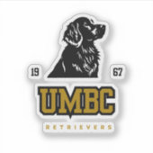 Sticker Récupérateurs UMBC - Bold College Baseball Spirit (Devant)