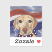 STICKER RÉCUPÉRATION DE LABRADOR (Feuille)