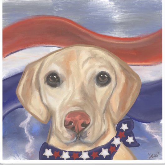 STICKER RÉCUPÉRATION DE LABRADOR (Recto)