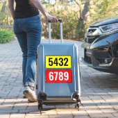 Sticker Recyclage de poubelle - Custom Street Numéro Adres (Valise Insitu)