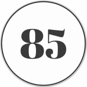 Sticker Recyclage personnalisé des ordures peut numéro d