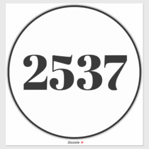 Sticker Recyclage personnalisé des ordures peut numéro de 