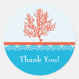 Sticker Red Coral Favor