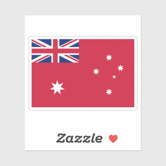 Sticker Red Ensign australien (Feuille)