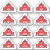 Sticker Red Farm Grange Homestead Chores Farmyard Planner (Devant)