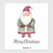 Sticker Red Green Noël Père Noël (Feuille)