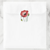 Sticker Red Poppy (Sac)