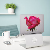 Sticker Red Rose Thunder_Cove (Ordinateur portable sur le bureau)