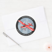 Sticker Red Super Decathlon avec Sunburst (ACA) (Enveloppe)