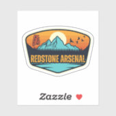 Sticker Redstone Arsenal, Alabama (Feuille)
