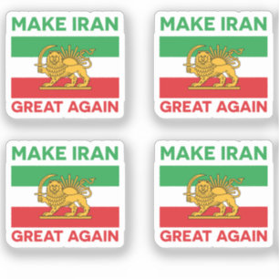 Sticker Refaire grande l'Iran Perse II