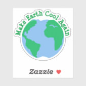 Sticker Refroidir la terre à nouveau (Feuille)