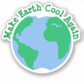 Sticker Refroidir la terre à nouveau (Devant)
