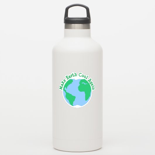 Sticker Refroidir la terre à nouveau (Gourde)