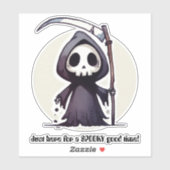Sticker Refroidissement de Grim - Personnalisé (Feuille)
