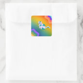 Sticker regenboogkat (Tas)