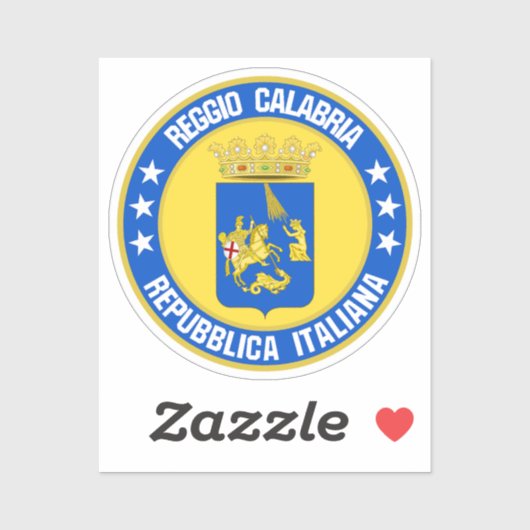 Sticker Reggio de Calabre (Feuille)
