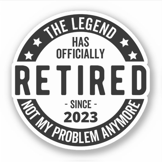 Sticker régime de retraite (Devant)