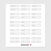 Sticker Registre de notaire modifiable Cahier de comptabil (Feuille)