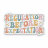 Sticker Réglementation avant attente (Devant)