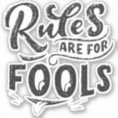 Sticker Règles (Devant)