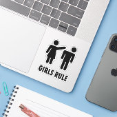 Sticker règles des filles (Ordinateur portable avec iPhone)