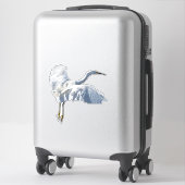 Sticker Regret neigeux à l'aspect majestueux (Sur valise)