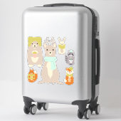 Sticker Regroupé Pour Les Animaux D'Hiver Mignonne Salle B (Sur valise)