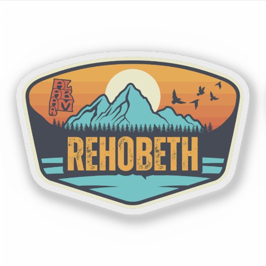 Sticker Rehobeth, Alabama (Devant)